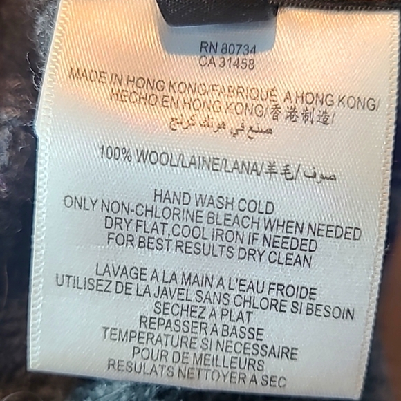 BCBGMaxAzria Striped Wool Cardigan Oversized Comfy Academia Preppy Luxury - Picture 8 of 8